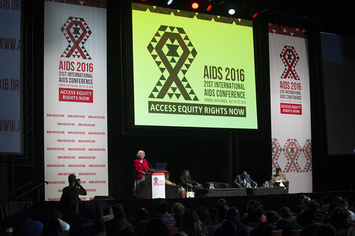 21st International AIDS Conference (AIDS 2016), Durban, South Africa.
From Commitments to Action: Implications of the 2016 UN High Level Meeting on Ending AIDS (FRSS01)
Outcomes of the HLM: what does it mean for the response? 
Jan Beagle, UNAIDS Deputy Executive Director, Switzerland, 22 July, 2016.
Photo©International AIDS Society/Rogan Ward
