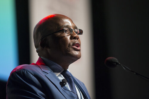 Outcomes of the HLM: what does it mean for the response? 
From Commitments to Action: Implications of the 2016 UN High Level Meeting on Ending AIDS (FRSS01)
Getting results: translating HLM commitments into national responses 
Aaron Motsoaledi, Minister of Health, South Africa, 22 July, 2016.
Photo©International AIDS Society/Rogan Ward