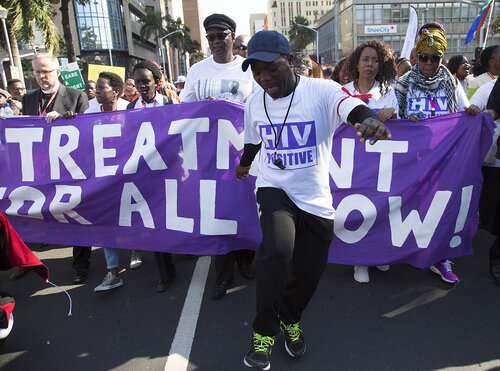21st International AIDS Conference (AIDS 2016), Durban, South Africa.
Photo shows TAC March through the Durban CBD, 18 July, 2016.
Photo©International AIDS Society/Rogan Ward)
