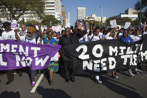 21st International AIDS Conference (AIDS 2016), Durban, South Africa.
Photo shows TAC March through the Durban CBD, 18 July, 2016.
Photo©International AIDS Society/Rogan Ward)