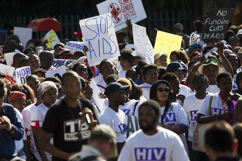 21st International AIDS Conference (AIDS 2016), Durban, South Africa.
Photo shows TAC March through the Durban CBD, 18 July, 2016.
Photo©International AIDS Society/Rogan Ward)