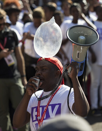 21st International AIDS Conference (AIDS 2016), Durban, South Africa.
Photo shows TAC March through the Durban CBD, 18 July, 2016.
Photo©International AIDS Society/Rogan Ward)