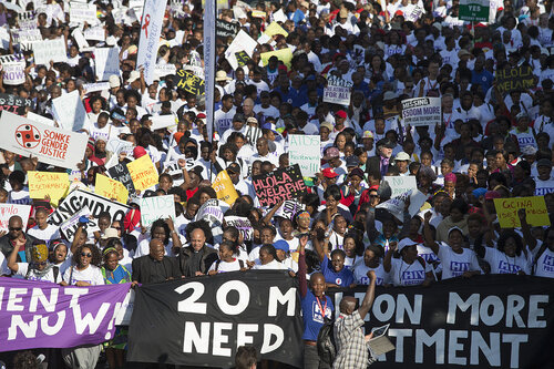 21st International AIDS Conference (AIDS 2016), Durban, South Africa.
Photo shows TAC March through the Durban CBD, 18 July, 2016.
Photo©International AIDS Society/Rogan Ward)