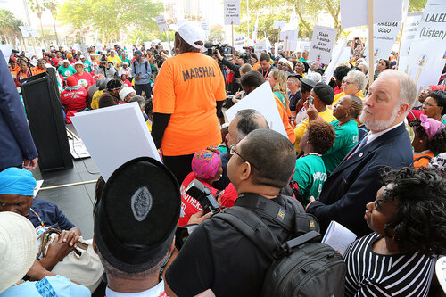 21st International AIDS Conference (AIDS 2016), Durban, South Africa.
16th July 2016
Grandmothers united having a march and gathering outside the Durban ICC
Photo©International AIDS Society/Abhi Indrarajan