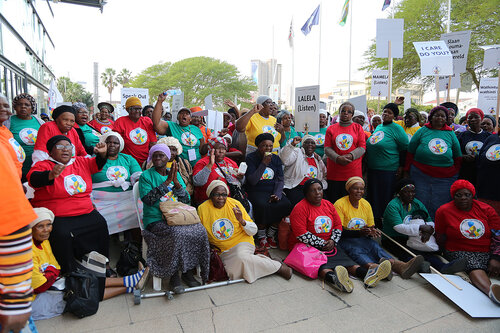 21st International AIDS Conference (AIDS 2016), Durban, South Africa.
16th July 2016
Grandmothers united having a march and gathering outside the Durban ICC
Photo©International AIDS Society/Abhi Indrarajan