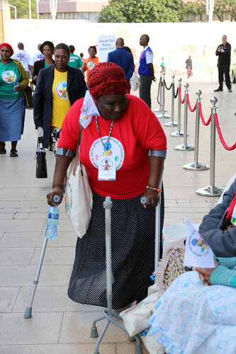 21st International AIDS Conference (AIDS 2016), Durban, South Africa.
16th July 2016
Grandmothers united having a march and gathering outside the Durban ICC
Photo©International AIDS Society/Abhi Indrarajan