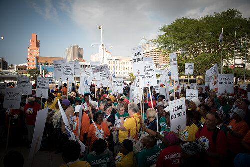 21st International AIDS Conference (AIDS 2016), Durban, South Africa.
Photo shows: Steven Louis Foundation March. Photo©International AIDS Society/Marcus Rose