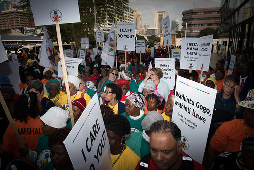 21st International AIDS Conference (AIDS 2016), Durban, South Africa.
Photo shows: Steven Louis Foundation March. Photo©International AIDS Society/Marcus Rose
