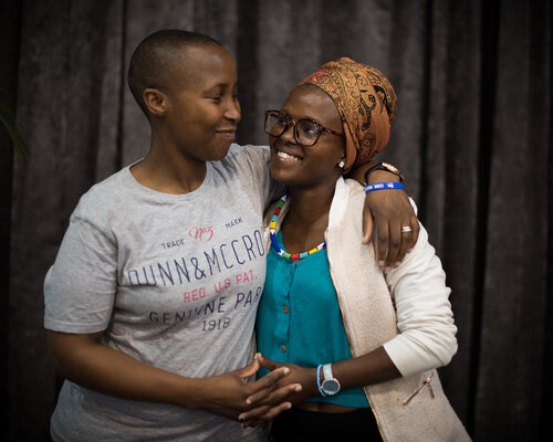 21st International AIDS Conference (AIDS2016), Durban, South Africa. Photo shows: portraits of delegates in the ICC. Photo©International AIDS Society/Marcus Rose