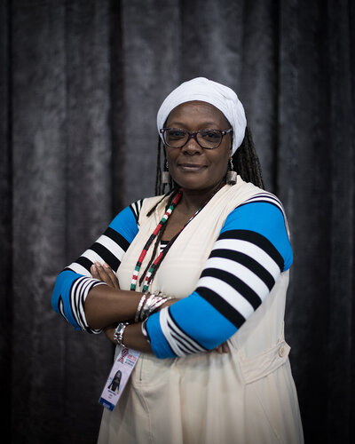 21st International AIDS Conference (AIDS2016), Durban, South Africa. Photo shows: portraits of delegates in the ICC. Photo©International AIDS Society/Marcus Rose