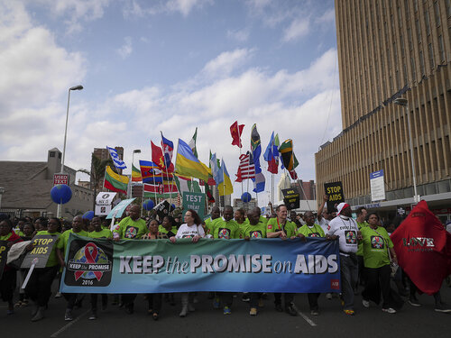 21st International AIDS Conference (AIDS 2016), Durban, South Africa.
Photo shows the AHF AIDS walk.
Photo©International AIDS Society/