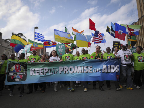 21st International AIDS Conference (AIDS 2016), Durban, South Africa.
Photo shows the AHF AIDS walk.
Photo©International AIDS Society/