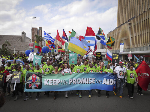 21st International AIDS Conference (AIDS 2016), Durban, South Africa.
Photo shows the AHF AIDS walk.
Photo©International AIDS Society/