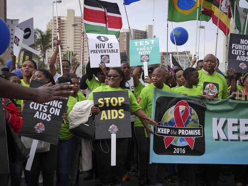 21st International AIDS Conference (AIDS 2016), Durban, South Africa.
Photo shows the AHF AIDS walk.
Photo©International AIDS Society/