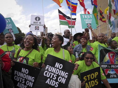 21st International AIDS Conference (AIDS 2016), Durban, South Africa.
Photo shows the AHF AIDS walk.
Photo©International AIDS Society/