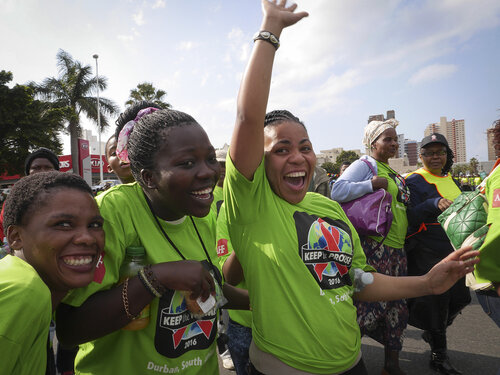 21st International AIDS Conference (AIDS 2016), Durban, South Africa.
Photo shows the AHF AIDS walk.
Photo©International AIDS Society/