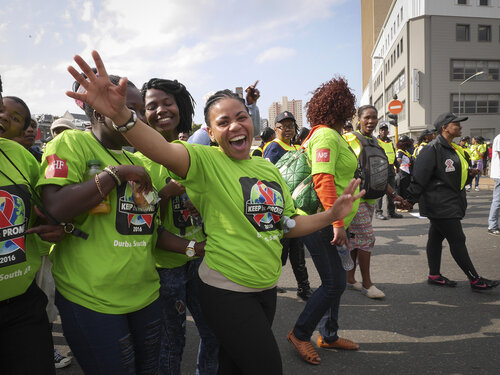 21st International AIDS Conference (AIDS 2016), Durban, South Africa.
Photo shows the AHF AIDS walk.
Photo©International AIDS Society/