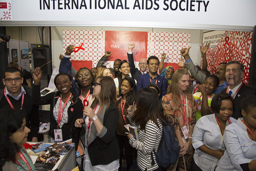 21st International AIDS Conference (AIDS 2016), Durban, South Africa.
IAS Booth in Global Village. IAS Booth in Durban, 18 July, 2016.
Photo©International AIDS Society/Rogan Ward)