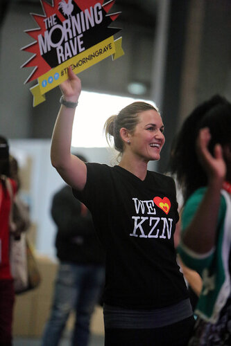21st International AIDS Conference (AIDS 2016), Durban, South Africa.
Monday 18th July 2016, VENUE : Global Village
People warming up and having fun at a rave session at the Global Village in the Morning
Photo©International AIDS Society/Abhi Indrarajan