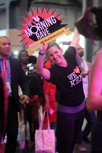 21st International AIDS Conference (AIDS 2016), Durban, South Africa.
Monday 18th July 2016, VENUE : Global Village
People warming up and having fun at a rave session at the Global Village in the Morning
Photo©International AIDS Society/Abhi Indrarajan
