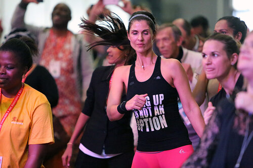 21st International AIDS Conference (AIDS 2016), Durban, South Africa.
Monday 18th July 2016, VENUE : Global Village
People warming up and having fun at a rave session at the Global Village in the Morning
Photo©International AIDS Society/Abhi Indrarajan