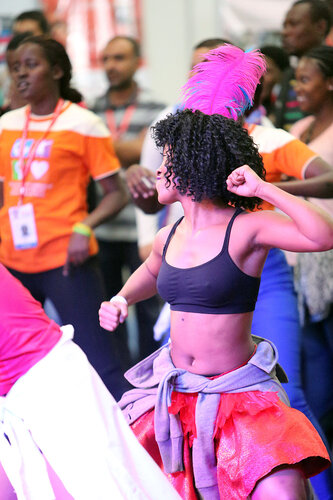 21st International AIDS Conference (AIDS 2016), Durban, South Africa.
Tuesday 19th July 2016, VENUE : Global Village, Main Stage
Random event, of people exercising and having fun
Photo©International AIDS Society/Abhi Indrarajan