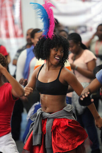 21st International AIDS Conference (AIDS 2016), Durban, South Africa.
Tuesday 19th July 2016, VENUE : Global Village, Main Stage
Random event, of people exercising and having fun
Photo©International AIDS Society/Abhi Indrarajan