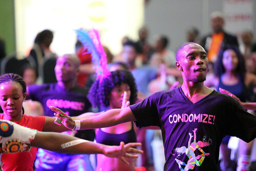 21st International AIDS Conference (AIDS 2016), Durban, South Africa.
Tuesday 19th July 2016, VENUE : Global Village, Main Stage
Random event, of people exercising and having fun
Photo©International AIDS Society/Abhi Indrarajan