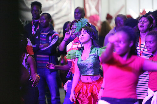 21st International AIDS Conference (AIDS 2016), Durban, South Africa.
Tuesday 19th July 2016, VENUE : Global Village, Main Stage
Random event, of people exercising and having fun
Photo©International AIDS Society/Abhi Indrarajan