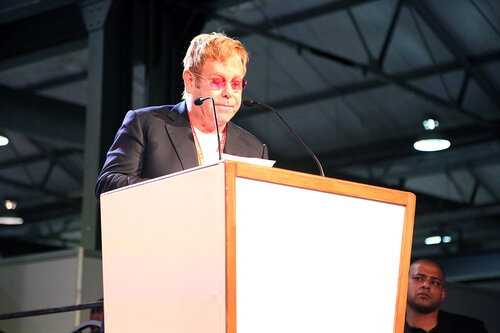 21st International AIDS Conference (AIDS 2016), Durban, South Africa.
Wednesday 20 July : Venue : Global Village
Sessions with Ambassador Brix and Elton John talking at the Global Village

Photo©International AIDS Society/Abhi Indrarajan