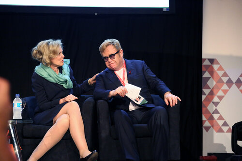 21st International AIDS Conference (AIDS 2016), Durban, South Africa.
Wednesday 20 July : Venue : Global Village
Sessions with Ambassador Brix and Elton John talking at the Global Village

Photo©International AIDS Society/Abhi Indrarajan