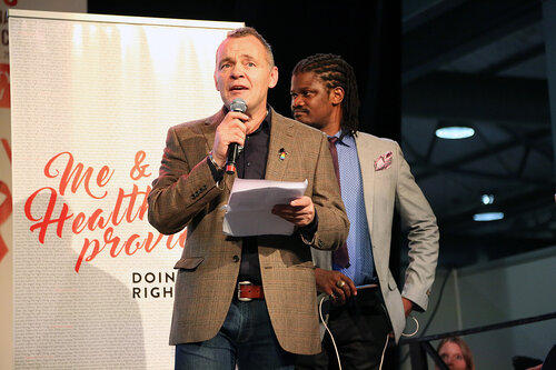 21st International AIDS Conference (AIDS 2016), Durban, South Africa.
Wednesday 20 July : Venue : Global Village
Sessions with Ambassador Brix and Elton John talking at the Global Village

Photo©International AIDS Society/Abhi Indrarajan
