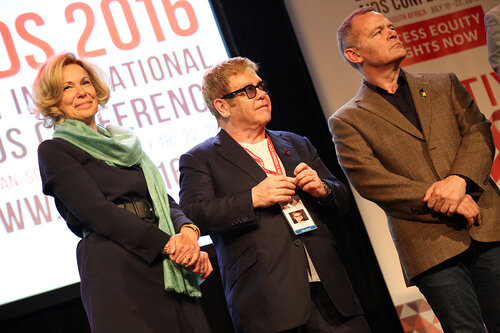 21st International AIDS Conference (AIDS 2016), Durban, South Africa.
Wednesday 20 July : Venue : Global Village
Sessions with Ambassador Brix and Elton John talking at the Global Village

Photo©International AIDS Society/Abhi Indrarajan