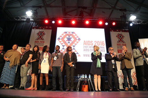 21st International AIDS Conference (AIDS 2016), Durban, South Africa.
Wednesday 20 July : Venue : Global Village
Sessions with Ambassador Brix and Elton John talking at the Global Village

Photo©International AIDS Society/Abhi Indrarajan