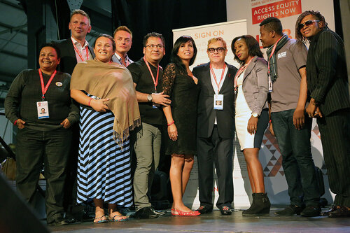 21st International AIDS Conference (AIDS 2016), Durban, South Africa.
Wednesday 20 July : Venue : Global Village
Sessions with Ambassador Brix and Elton John talking at the Global Village

Photo©International AIDS Society/Abhi Indrarajan