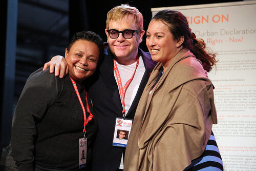 21st International AIDS Conference (AIDS 2016), Durban, South Africa.
Wednesday 20 July : Venue : Global Village
Sessions with Ambassador Brix and Elton John talking at the Global Village

Photo©International AIDS Society/Abhi Indrarajan