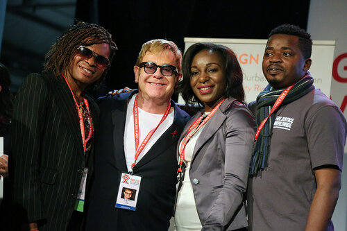 21st International AIDS Conference (AIDS 2016), Durban, South Africa.
Wednesday 20 July : Venue : Global Village
Sessions with Ambassador Brix and Elton John talking at the Global Village

Photo©International AIDS Society/Abhi Indrarajan