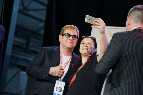 21st International AIDS Conference (AIDS 2016), Durban, South Africa.
Wednesday 20 July : Venue : Global Village
Sessions with Ambassador Brix and Elton John talking at the Global Village

Photo©International AIDS Society/Abhi Indrarajan