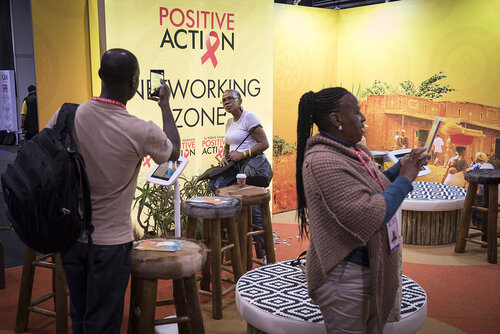 21st International AIDS Conference (AIDS 2016), Durban, South Africa.
Photo shows the Global Village.
Photo©International AIDS Society/Steve Forrest/Workers' Photos