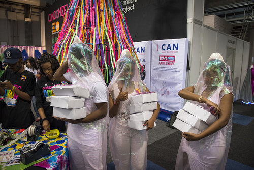21st International AIDS Conference (AIDS 2016), Durban, South Africa.
Photo shows the Global Village.
Photo©International AIDS Society/Steve Forrest/Workers' Photos