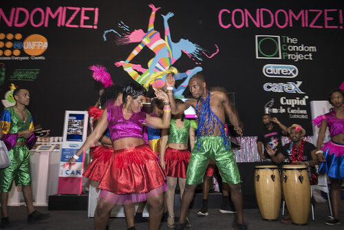 21st International AIDS Conference (AIDS 2016), Durban, South Africa.
Photo shows the Global Village.
Photo©International AIDS Society/Steve Forrest/Workers' Photos
