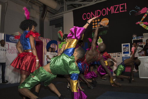 21st International AIDS Conference (AIDS 2016), Durban, South Africa.
Photo shows the Global Village.
Photo©International AIDS Society/Steve Forrest/Workers' Photos