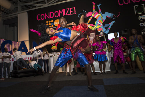 21st International AIDS Conference (AIDS 2016), Durban, South Africa.
Photo shows the Global Village.
Photo©International AIDS Society/Steve Forrest/Workers' Photos