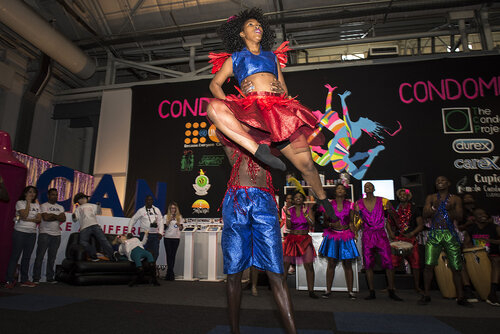 21st International AIDS Conference (AIDS 2016), Durban, South Africa.
Photo shows the Global Village.
Photo©International AIDS Society/Steve Forrest/Workers' Photos