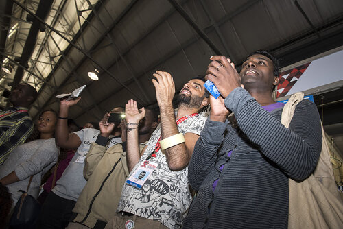 21st International AIDS Conference (AIDS 2016), Durban, South Africa.
Photo shows the Global Village.
Photo©International AIDS Society/Steve Forrest/Workers' Photos