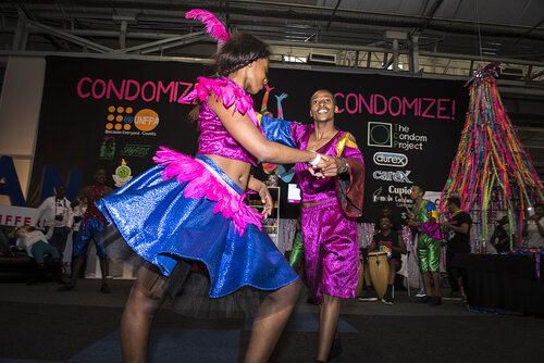 21st International AIDS Conference (AIDS 2016), Durban, South Africa.
Photo shows the Global Village.
Photo©International AIDS Society/Steve Forrest/Workers' Photos