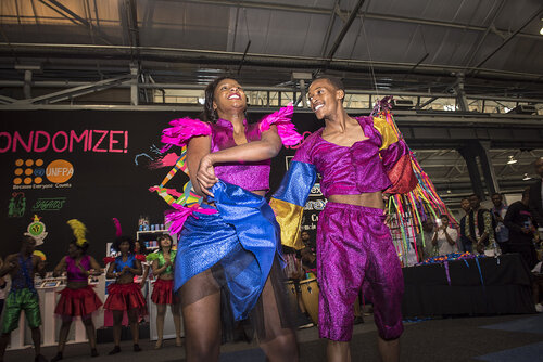 21st International AIDS Conference (AIDS 2016), Durban, South Africa.
Photo shows the Global Village.
Photo©International AIDS Society/Steve Forrest/Workers' Photos