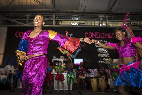 21st International AIDS Conference (AIDS 2016), Durban, South Africa.
Photo shows the Global Village.
Photo©International AIDS Society/Steve Forrest/Workers' Photos