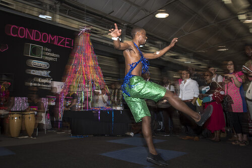 21st International AIDS Conference (AIDS 2016), Durban, South Africa.
Photo shows the Global Village.
Photo©International AIDS Society/Steve Forrest/Workers' Photos
