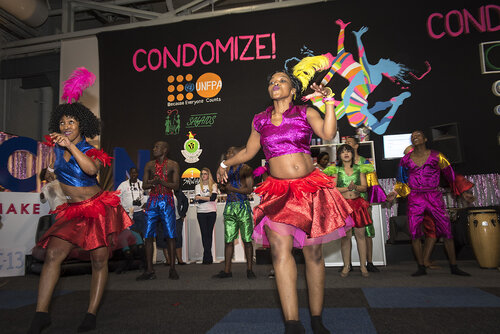 21st International AIDS Conference (AIDS 2016), Durban, South Africa.
Photo shows the Global Village.
Photo©International AIDS Society/Steve Forrest/Workers' Photos